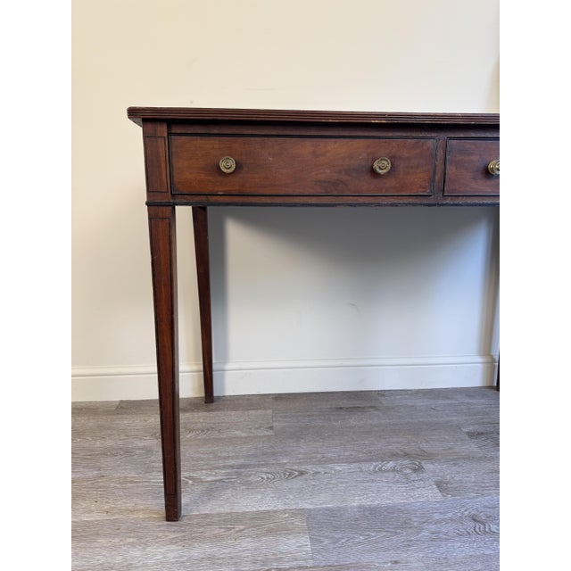 Vintage Mahogany Console Table with Drawers, 1950s For Sale - Image 4 of 12