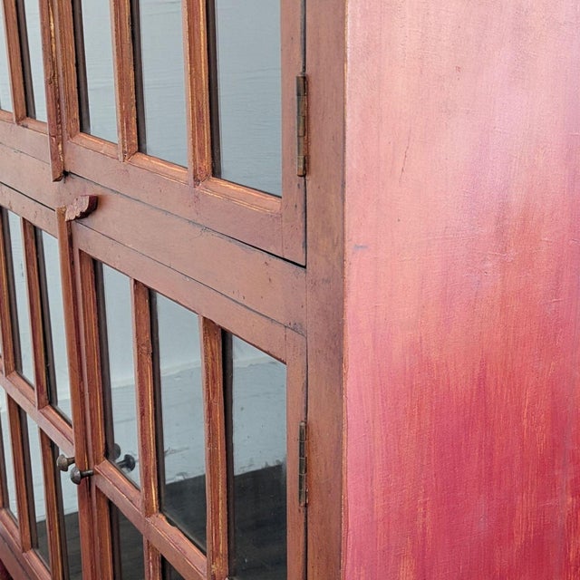 Wood Crate & Barrel Rojo Hutch Tall Cabinet For Sale - Image 7 of 11