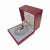 Cartier Must De Cartier Crystal & Tri-Color Mixed Metal Inkwell France 1989 Original Red Leather Box With Cartier Bag For Sale - Image 4 of 5