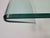 Glass Clear Glass Waterfall Coffee Table For Sale - Image 7 of 8