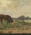 Antique French Oil on Canvas Barbizon School Landscape Cows by Victor Jean Baptiste Barthelemy Binet 1875, Framed For Sale - Image 10 of 12