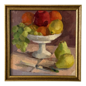 Fruit Baskey Traditional Oil Painting