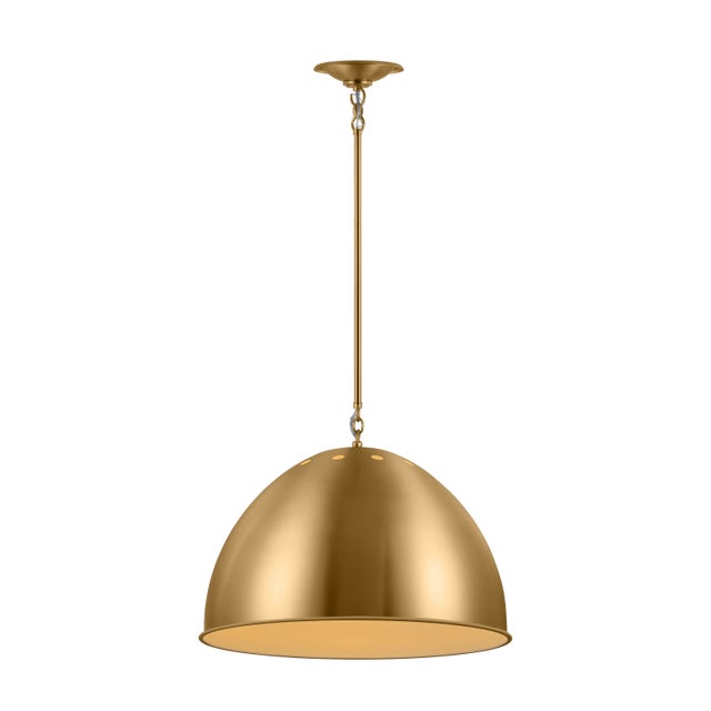 The Robbie pendants are a refined take on a retro design. The Robbie pendants are a new enameled industrial metal shade...