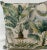 20" Square Decorative Throw Pillow With an Exotic Elephant & Palm Tree Pattern - Made in the U K For Sale - Image 9 of 12