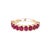 Not Yet Made - Made To Order 18k Yellow Gold Ruby Wedding Band Ring Size 5.5 For Sale - Image 5 of 12
