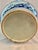 Circa 1900 Chinese Blue & White Prunus Figural Porcelain Jardinière With Wood Stand For Sale - Image 10 of 12
