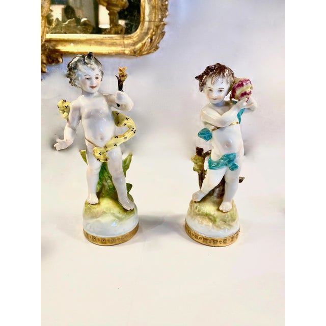 Rudolstadt-Volkstedt Porcelain--Grouping of Putti For Sale - Image 4 of 11
