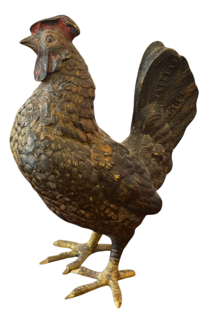 Viennese Bronze Animal Figure Rooster