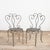 Metal Vintage French Decorative Garden Chairs in Iron, 1950s, Set of 2 For Sale - Image 7 of 7