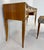 Italian Walnut and Galuchat Vanity with Stool in the style of Gio Ponti, 1940s, Set of 2 For Sale - Image 6 of 16