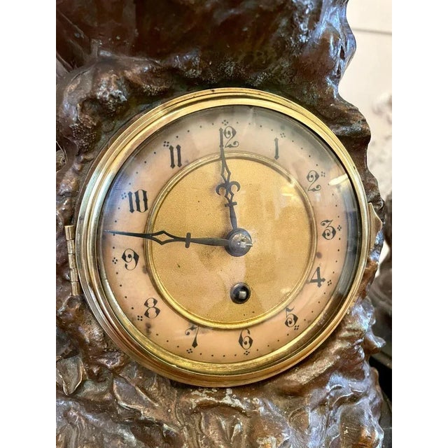 19th Century Antique Large French Clock Set, Set of 3 For Sale - Image 8 of 15