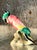 Ceramic Vintage Regency Glazed Ceramic Parrot For Sale - Image 7 of 7