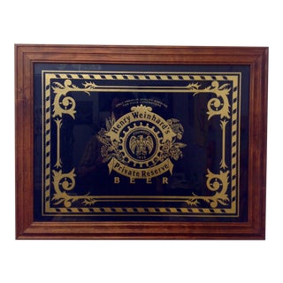 Henry Weinhard's Private Reserve Bar Sign For Sale