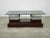 Brown Italian Chrome, Smoked Glass and Wood Coffee Table, 1970s For Sale - Image 8 of 14