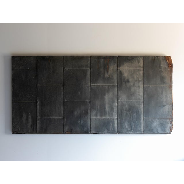 Japanese Antique Tin Door "Wall Decoration" 1860s-1900s / Wabi Sabi For Sale - Image 4 of 14