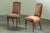 Antique Chairs and Canterbury Side Table, 1870s, Set of 3 For Sale - Image 3 of 18