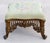 1940s Vintage 1940s Rococo Revival Gilt Cast Iron Footstool With Floral Needlepoint Cushion For Sale - Image 5 of 13