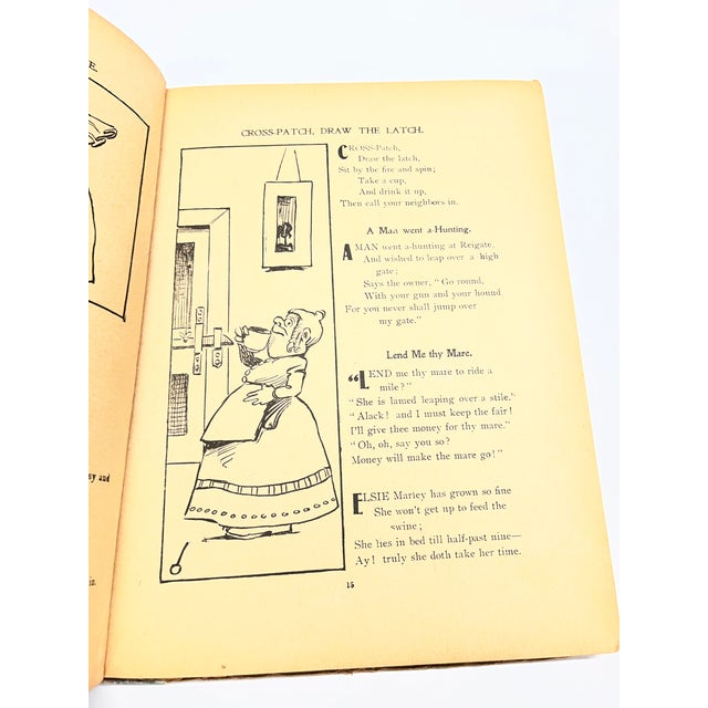 1901 Mother Goose Rhymes Book For Sale - Image 11 of 14