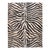 Schumacher Zebre 10' x 14' Hand-Knotted Rug in Ivory/ Black For Sale