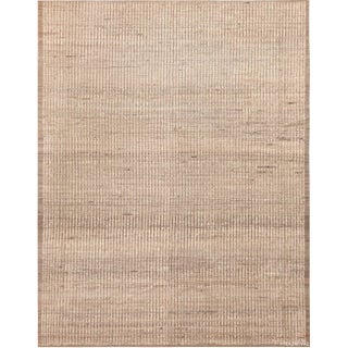 Nazmiyal Collection Cream Pastel Tones Modern Decorative Minimalist Rug For Sale