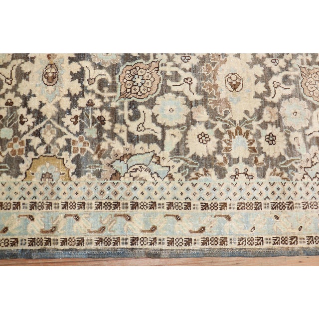 Early 20th Century Zabihi Collection Brown Persian Malayer Rug - 4'7" x 5'9" For Sale - Image 4 of 8