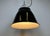 Industrial Black Enamel Factory Pendant Lamp from Elektrosvit, 1960s For Sale - Image 18 of 18