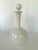 Mid-Century Modern Mid-Century Milk Glass Bath Oil Bottle With Stopper 11.25” For Sale - Image 3 of 5