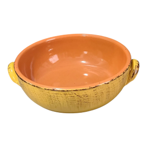 Vintage Italian Terra Cotta Pottery De Silva Casserole Pot