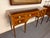 A sophisticated late 20th-century mahogany sideboard by Council Furniture, circa 1990, featuring exceptional flame grain...