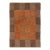 Vintage Swedish Rya Rug, Orange and Brown Geometric Checkerboard - Rug & Kilim For Sale