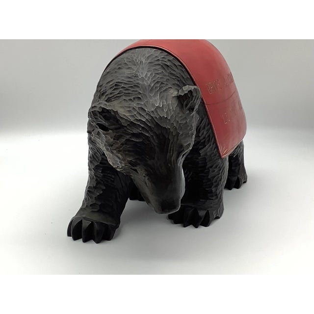 A very unique Kibori Kuma carved bear. The bear is dedicated to Lt. Col. Bruce A. Crayne, at Camp Chitose in Hokkaido,...