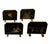 Mid 20th Century Japanese Damascene Mixed Metal Napkin Rings & Place Card Holders - Set of 12 For Sale - Image 4 of 5