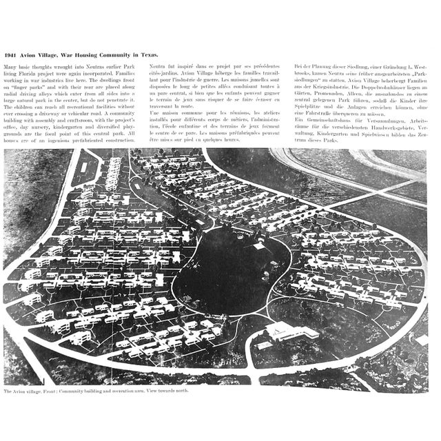 Paper "Richard Neutra Buildings and Projects" 1951 Neutra, Richard (Inscribed) For Sale - Image 7 of 14
