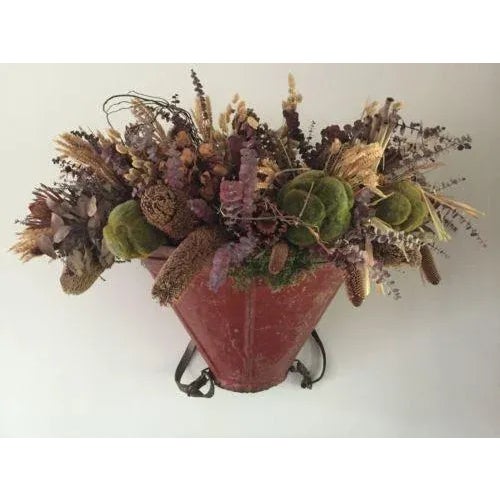 French Grape Harvesting Hod Basket For Sale In Los Angeles - Image 6 of 6