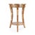 Holdin 18 in. W Round Wood Side Table with Lower Open Shelf, Light Burl For Sale In Chicago - Image 6 of 9