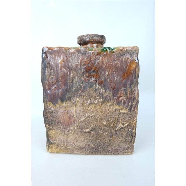 Vintage German Ceramic Vase with Glass Inlay from W. Goebel, 1960s For Sale - Image 9 of 14