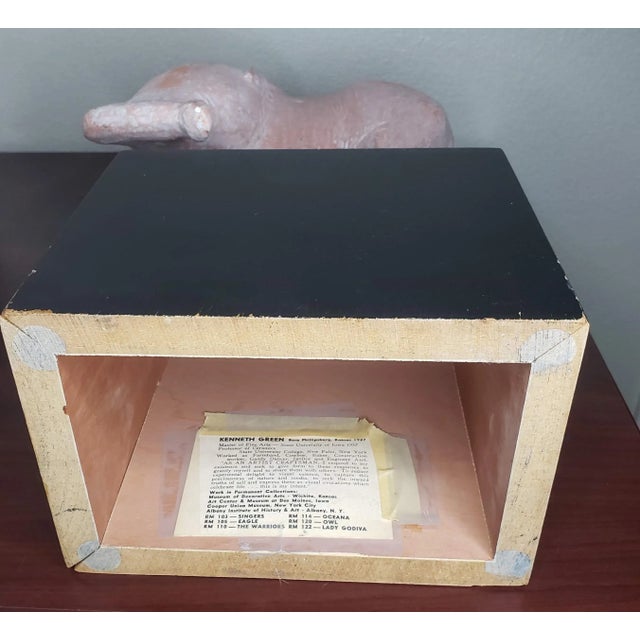 Austin Productions Horse Rider Art Pottery Sculpture Signed Ken G, 1968 For Sale - Image 9 of 13