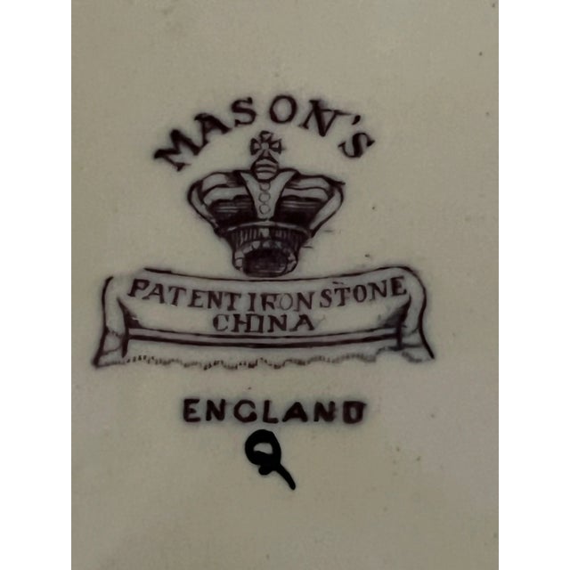 Mason's Ironstone Antique Mason's Ironstone China Plate For Sale - Image 4 of 6
