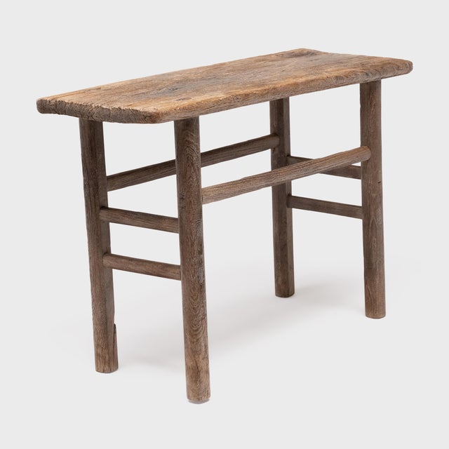 Rustic Chinese Provincial Plank Top Table, C. 1875 For Sale - Image 3 of 5