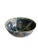 RARE! Excellent Condition - Blue Antique Ceramic Bowl. Colors: Blue, off-white, gray, black, mauve, green....