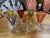 Vintage Hungarian Crystal Glasses, 1958, Set of 6, in Very Good conditions. Designed 1950 to 1959