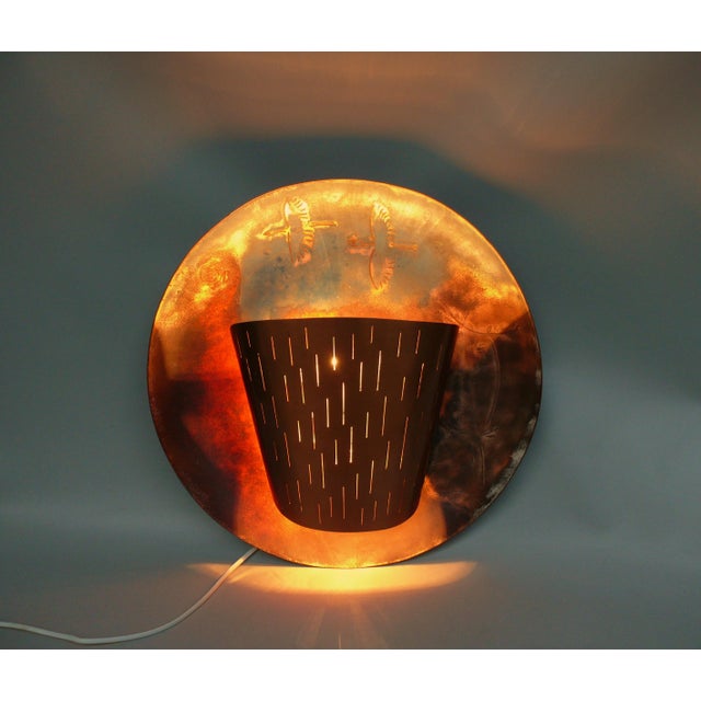 Vintage Scandinavian Wall Lights in Copper, 1960s, Set of 2 For Sale - Image 12 of 18