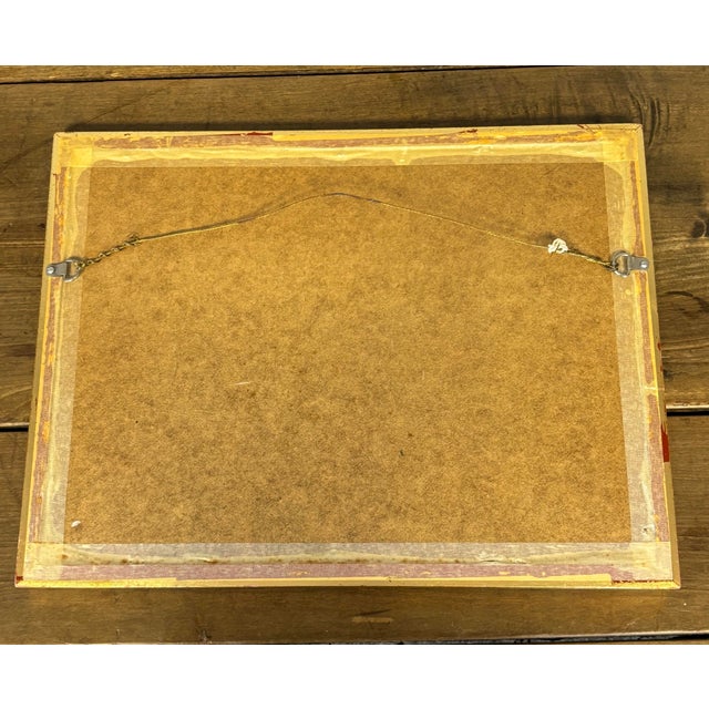 English Framed English Pastoral Watercolor For Sale - Image 3 of 5