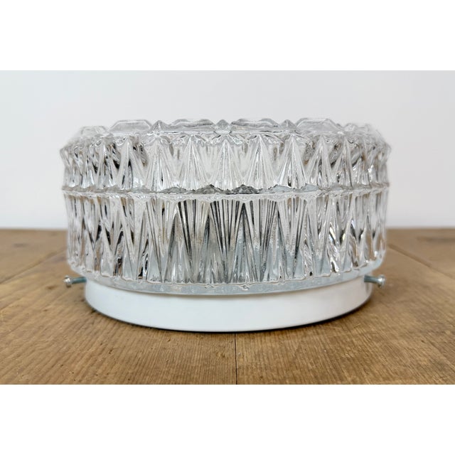 1980s Vintage Glass Wall Light, 1970s For Sale - Image 5 of 16