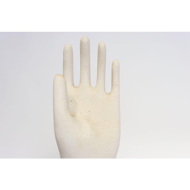 Ceramic Vintage Ceramic Left Hand Glove Mold by General Porcelain - Medium Size For Sale - Image 7 of 18