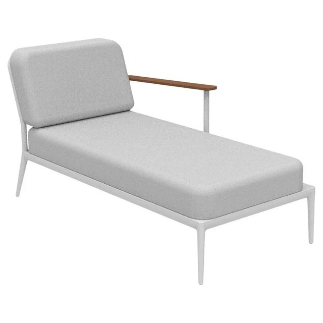 Nature White Left Chaise Lounge by Mowee For Sale - Image 6 of 6