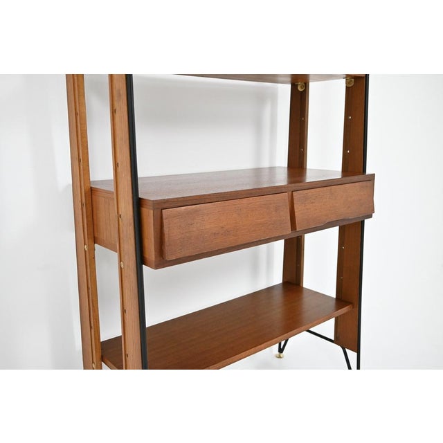 Wood Italian Wall Unit, 1950s For Sale - Image 7 of 13