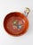 Terra Cotta Mid 20th Century Mexican Pottery Hand-Painted Terracotta Handled Serving Dish For Sale - Image 8 of 14