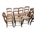 Set of 8 Antique 19th C Victorian Maple Dining Chairs Hand Carved Cane Seats For Sale - Image 4 of 18