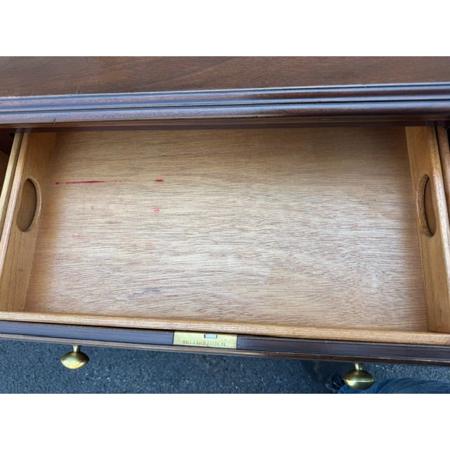 Brown Late 20th Century Kittinger Mahogany Sideboard or Huntboard For Sale - Image 8 of 11
